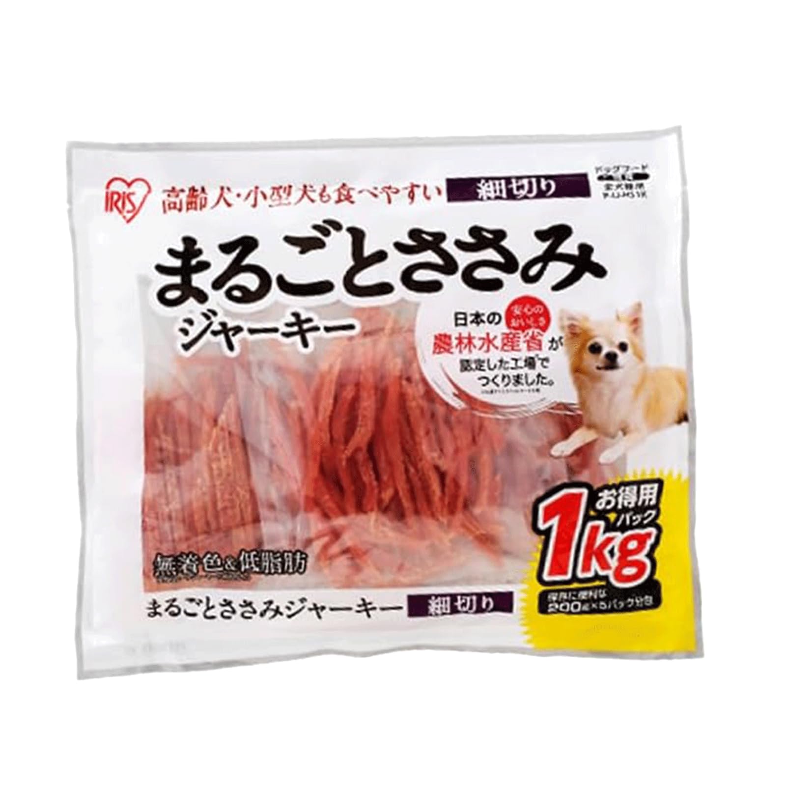 まるごとささみジャーキー　1kg 10袋セット Amazon | コストコ アイリスオーヤマ まるごとささみ ジャーキー